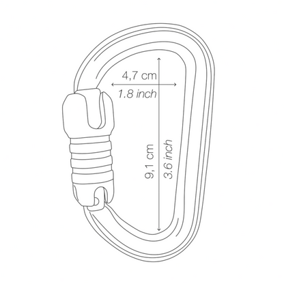 PETZL  Bm'D Triple-action Carabiner