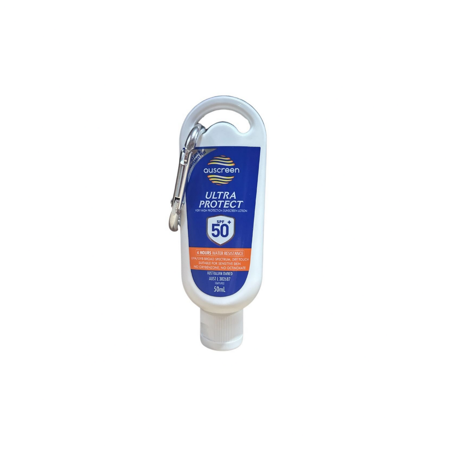 Maxisafe SPF 50+ Sunsceen 50ml w/ Carabiner