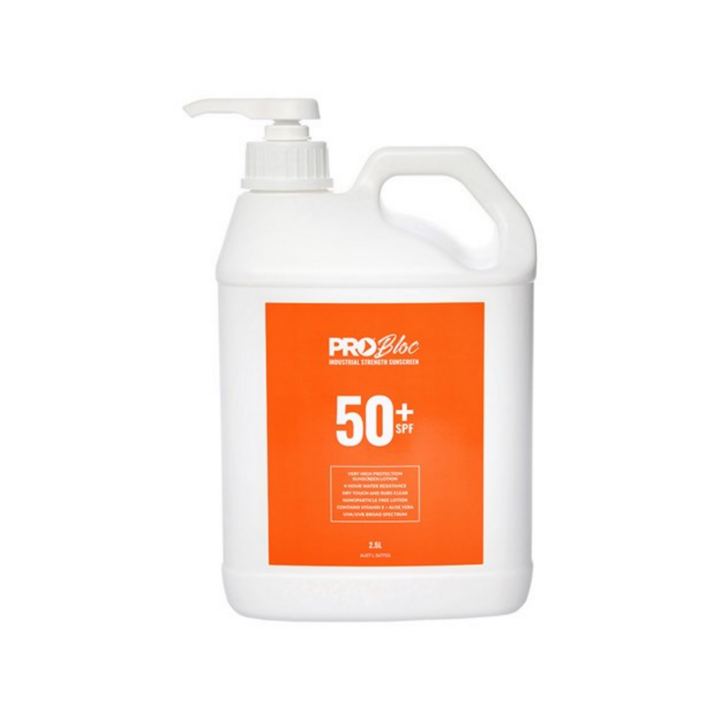 PROBLOC SPF 50+ Sunscreen 2.5 Litre