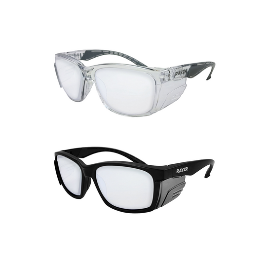 Rayzr Safety Glasses - Clear Lens