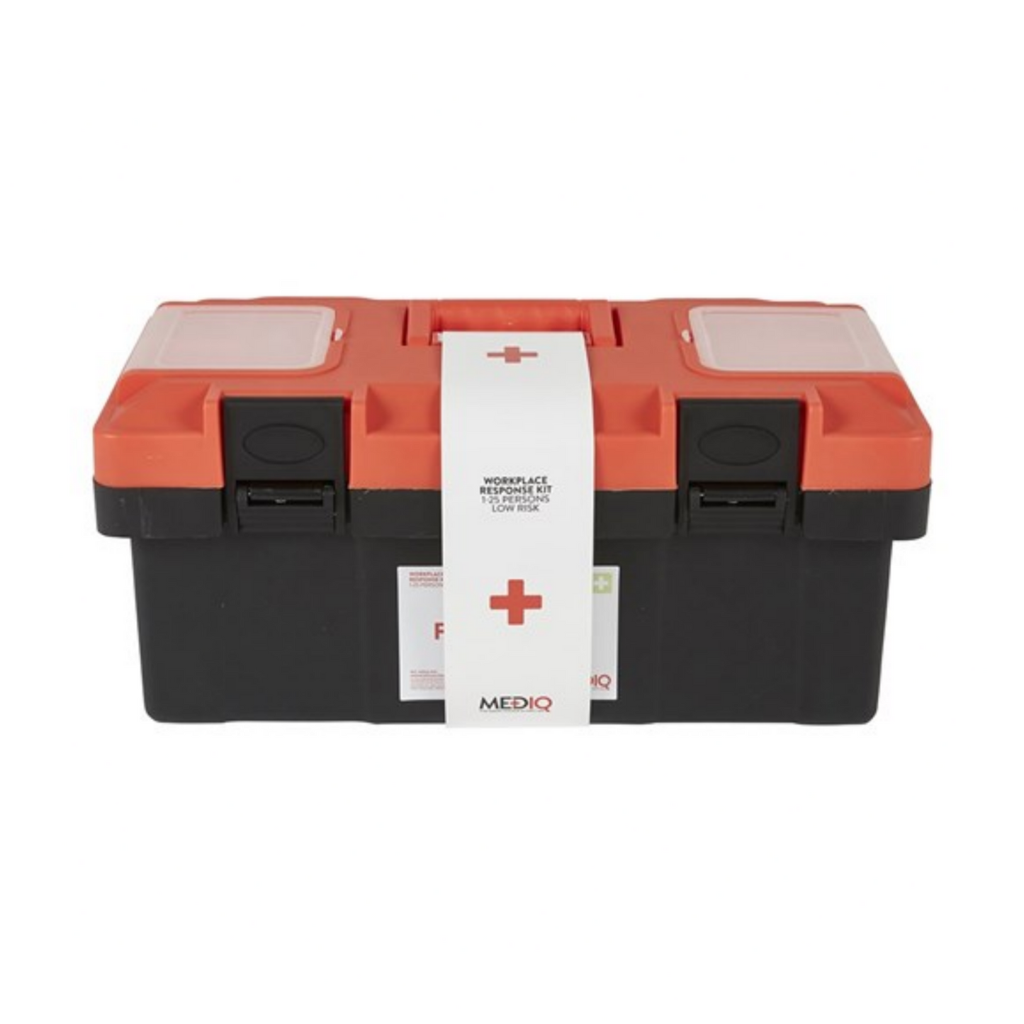 MEDIQ Essential Workplace Response First Aid Kit in Plastic Tackle Box